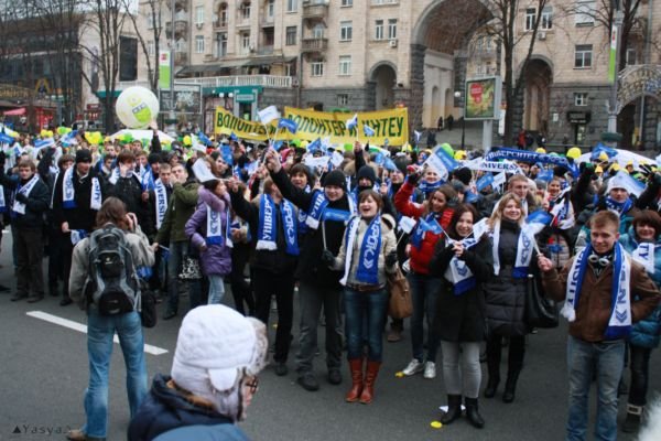 Парад студентства на Хрещатику до Міжнародного Дня студента, (17 листопада 2011 р.)